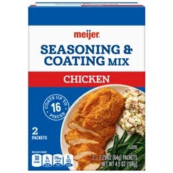 Meijer Coating Mix Chicken Seasoned 4.5