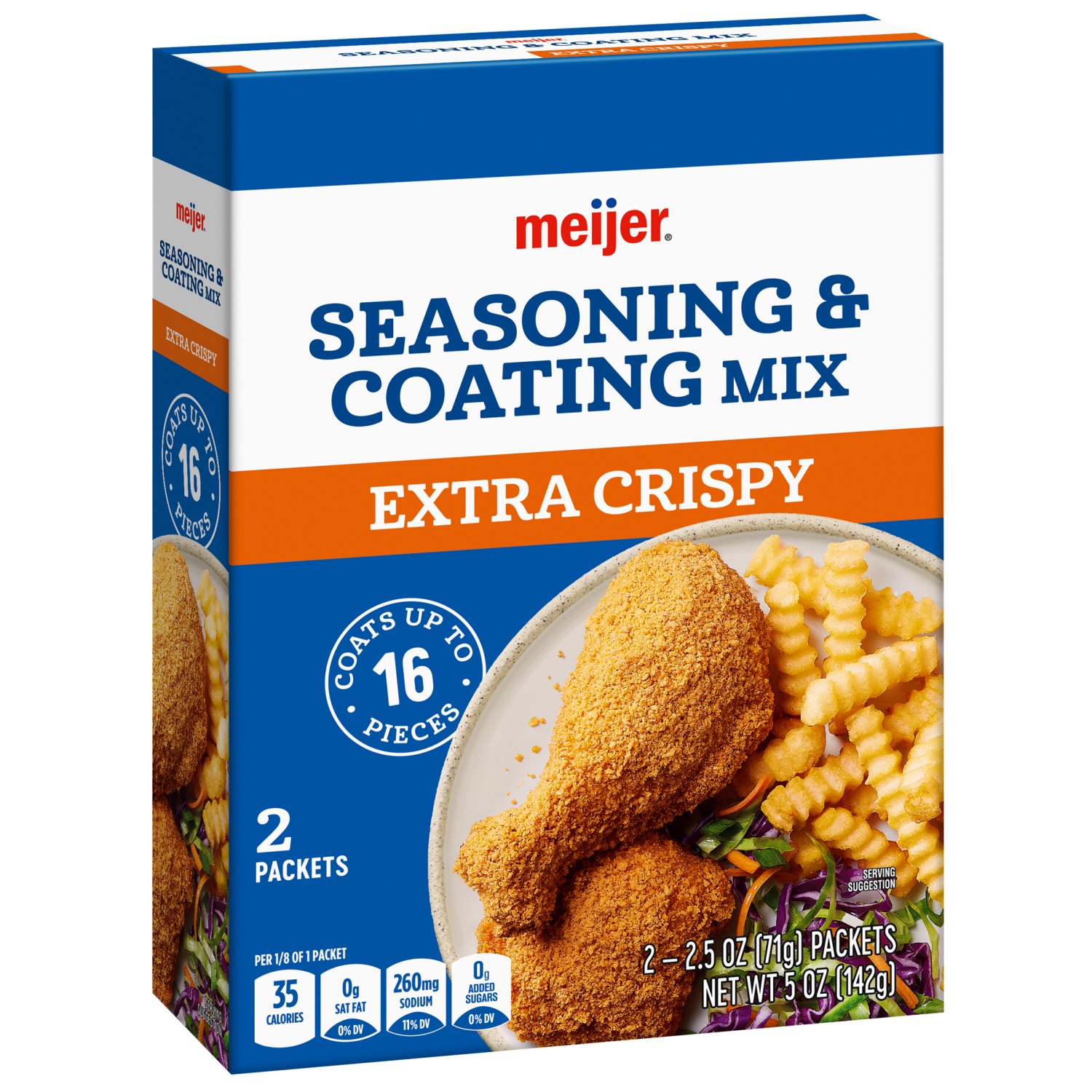 slide 4 of 5, Meijer Coatings Extra Crispy, 5 oz