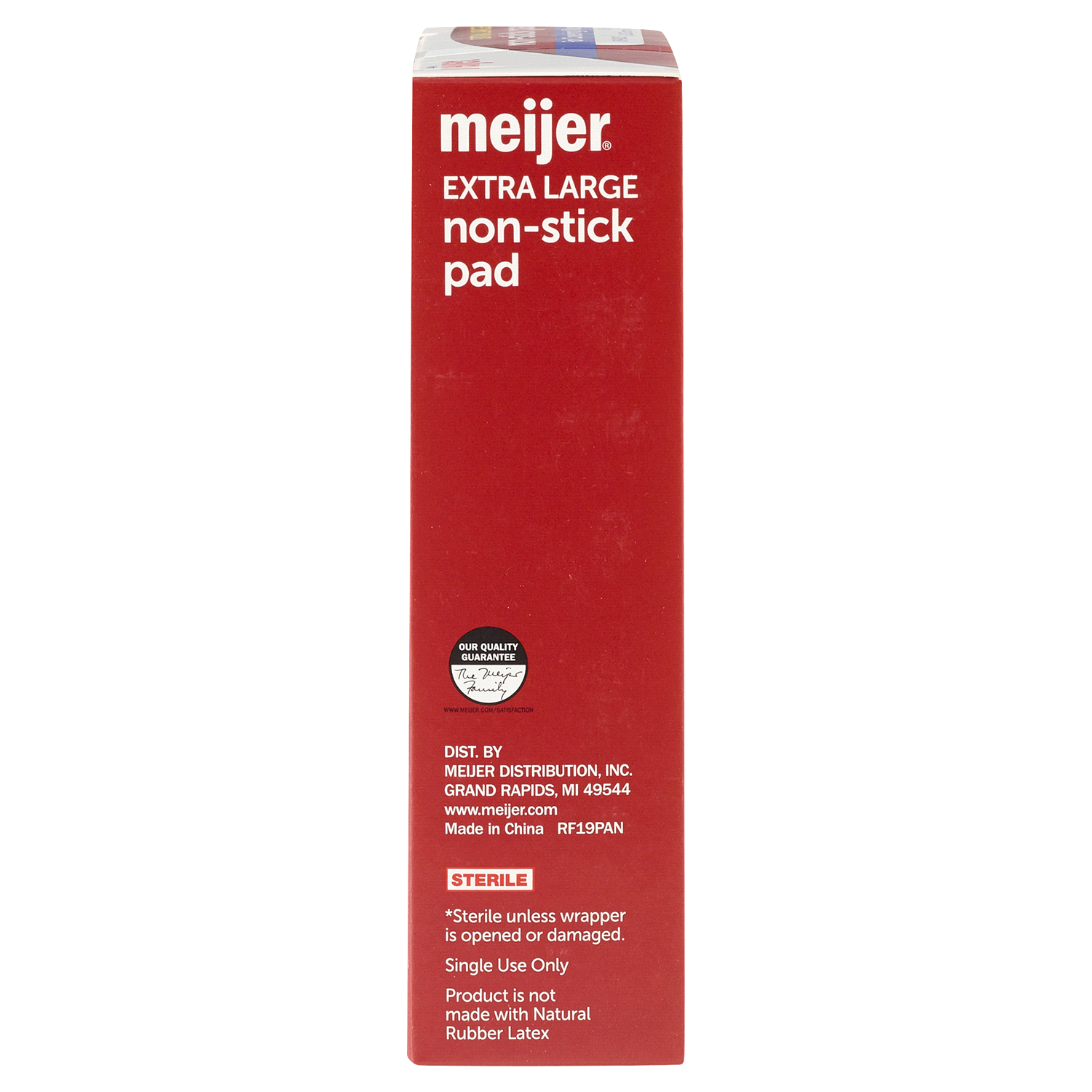 slide 2 of 2, Meijer XL Non-Stick Pad 3"x8", 8 ct