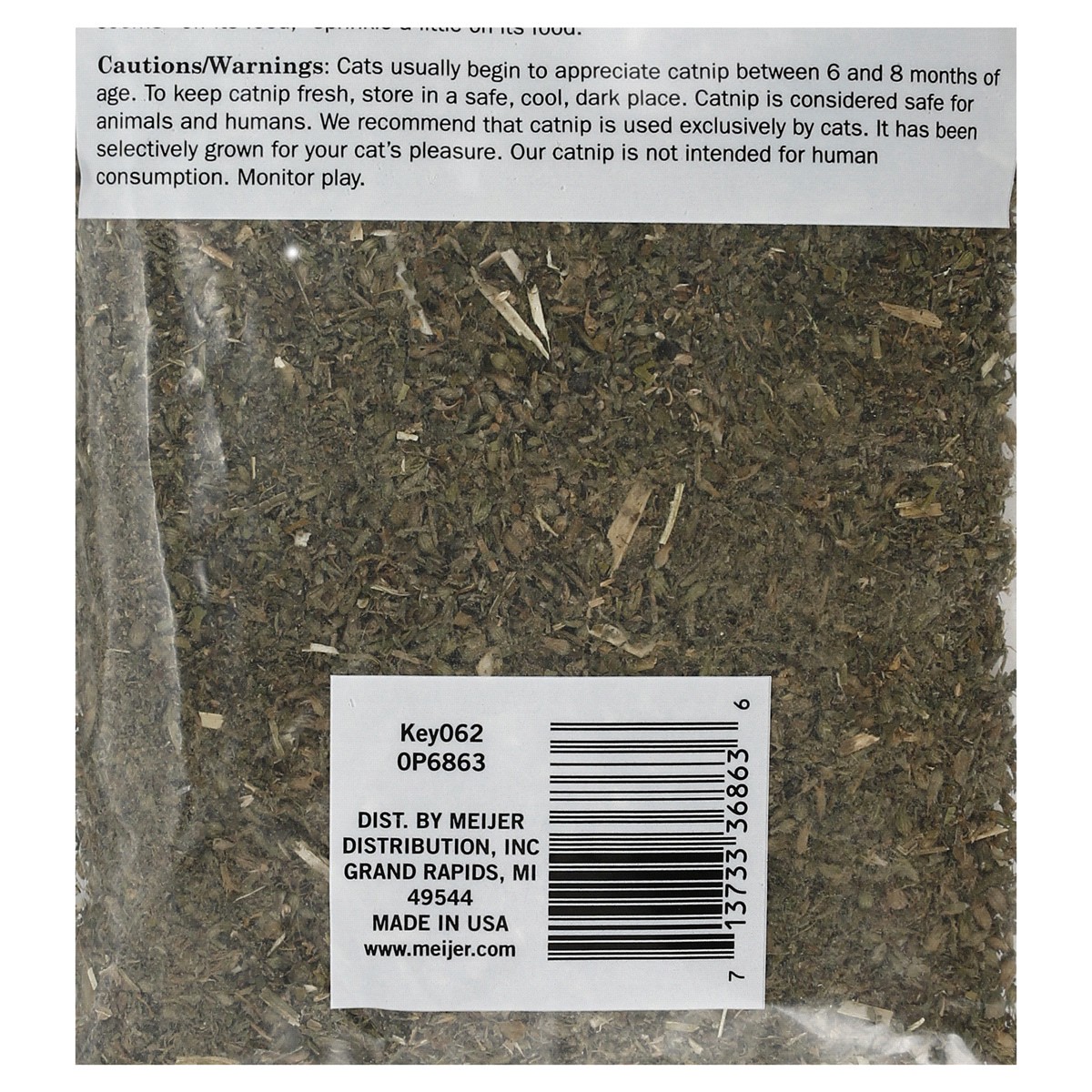 slide 2 of 2, Meijer 100% Natural Catnip, 1.25 oz