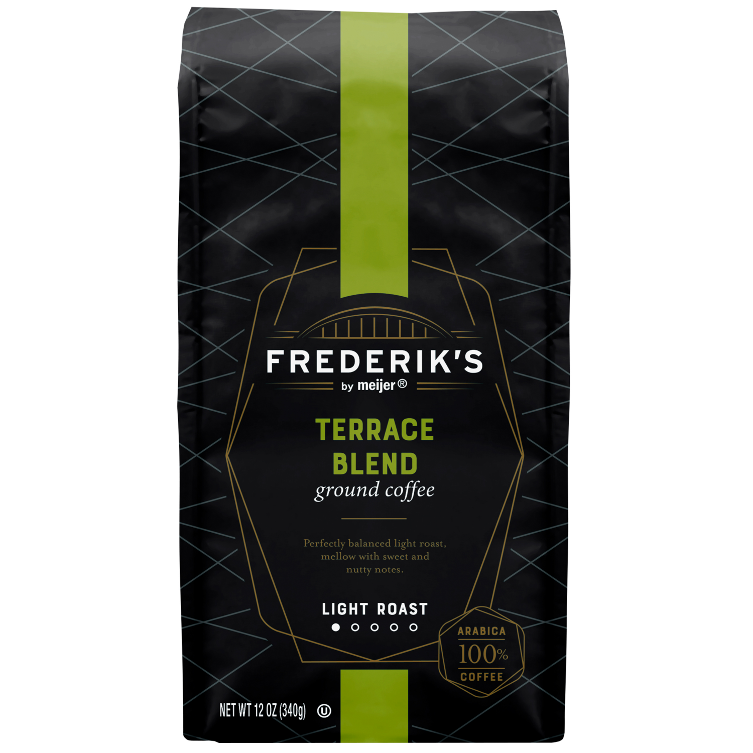 slide 1 of 3, Frederik's By Meijer Frederik's by Meijer Terrace Blend Ground Coffee, 12 oz, 12 oz