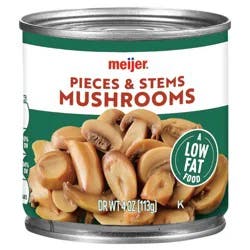 Meijer Mushroom Stems & Pieces, 4 Oz