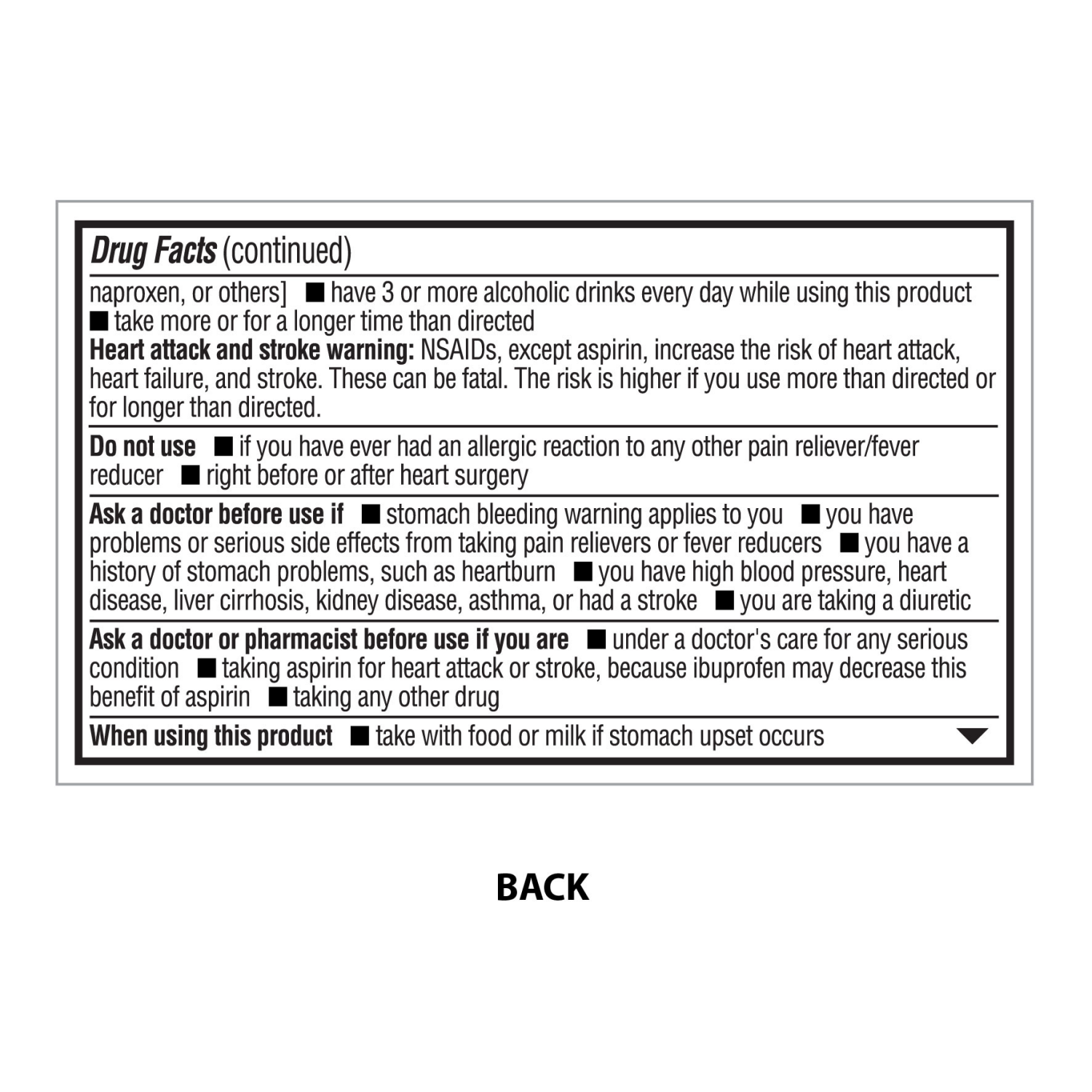 slide 4 of 5, Meijer Ibuprofen Mini Capsules, 20 ct