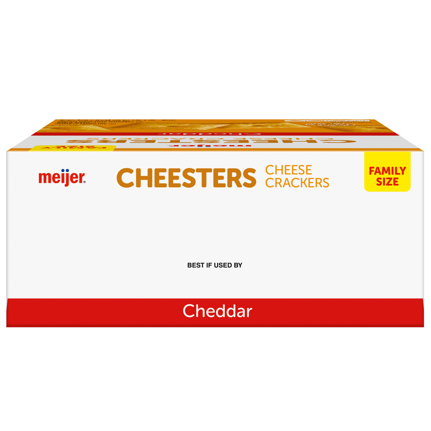 slide 8 of 8, MEIJER CHEESE CRACKERS ORIGINAL FAMILY SIZE 21 OZ, 21 oz