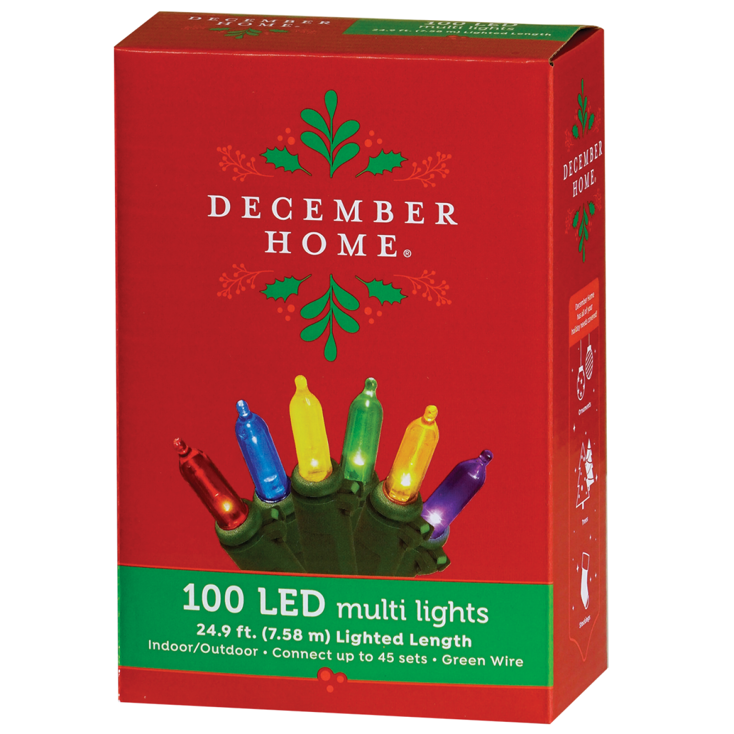 slide 2 of 2, December Home Mini Light, RYBOGP, 100 Count, 100 ct