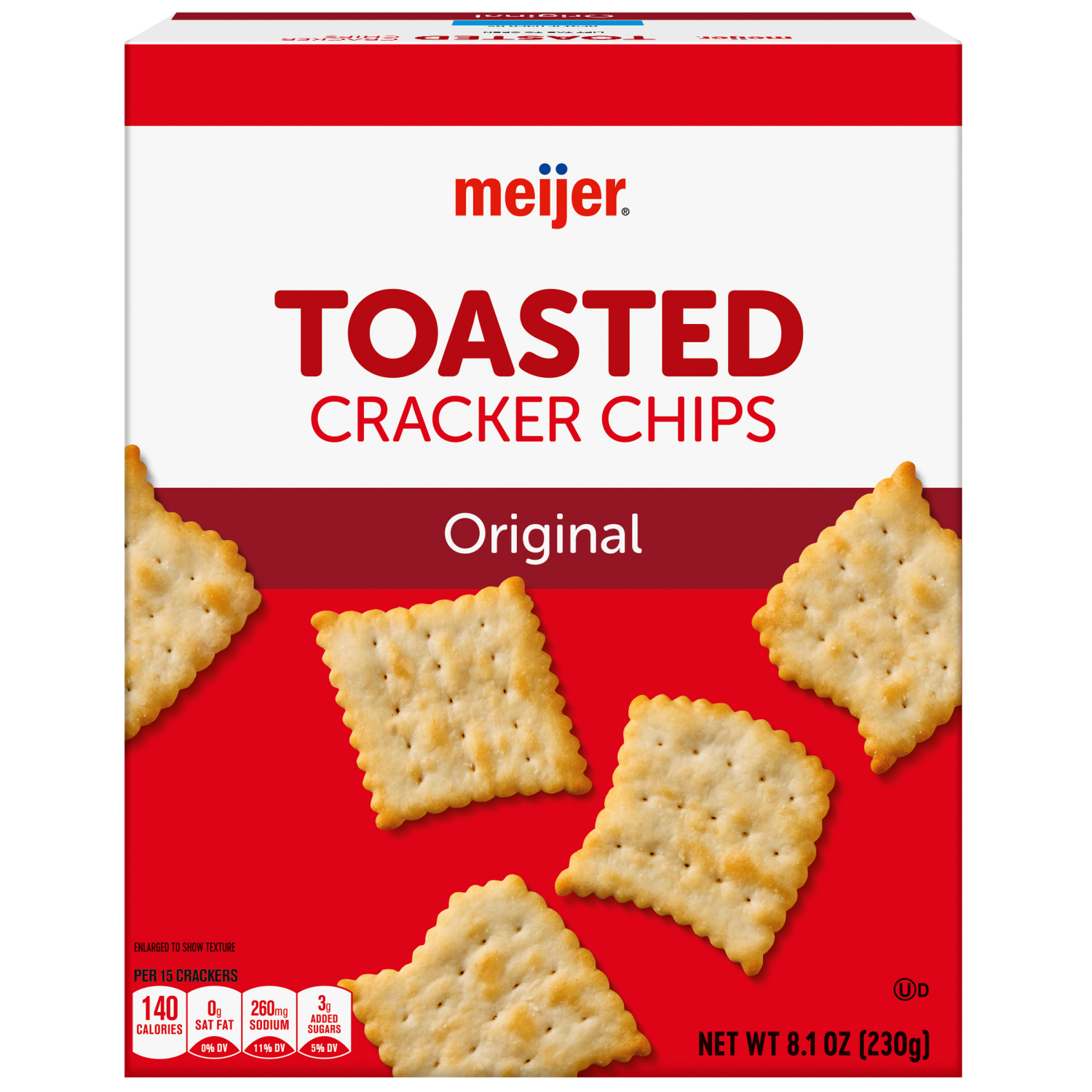 slide 2 of 8, MEIJER TOASTED CRACKER CHIPS ORIGINAL 8.1 OZ, 8.1 oz