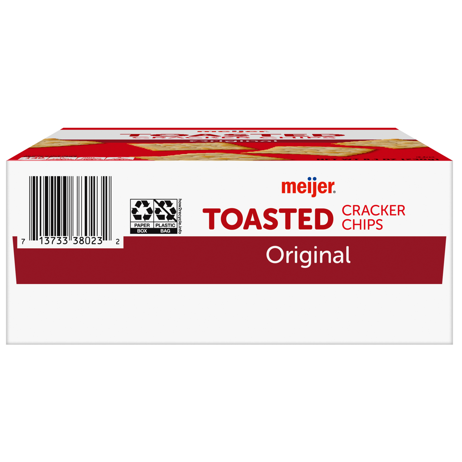 slide 3 of 8, MEIJER TOASTED CRACKER CHIPS ORIGINAL 8.1 OZ, 8.1 oz