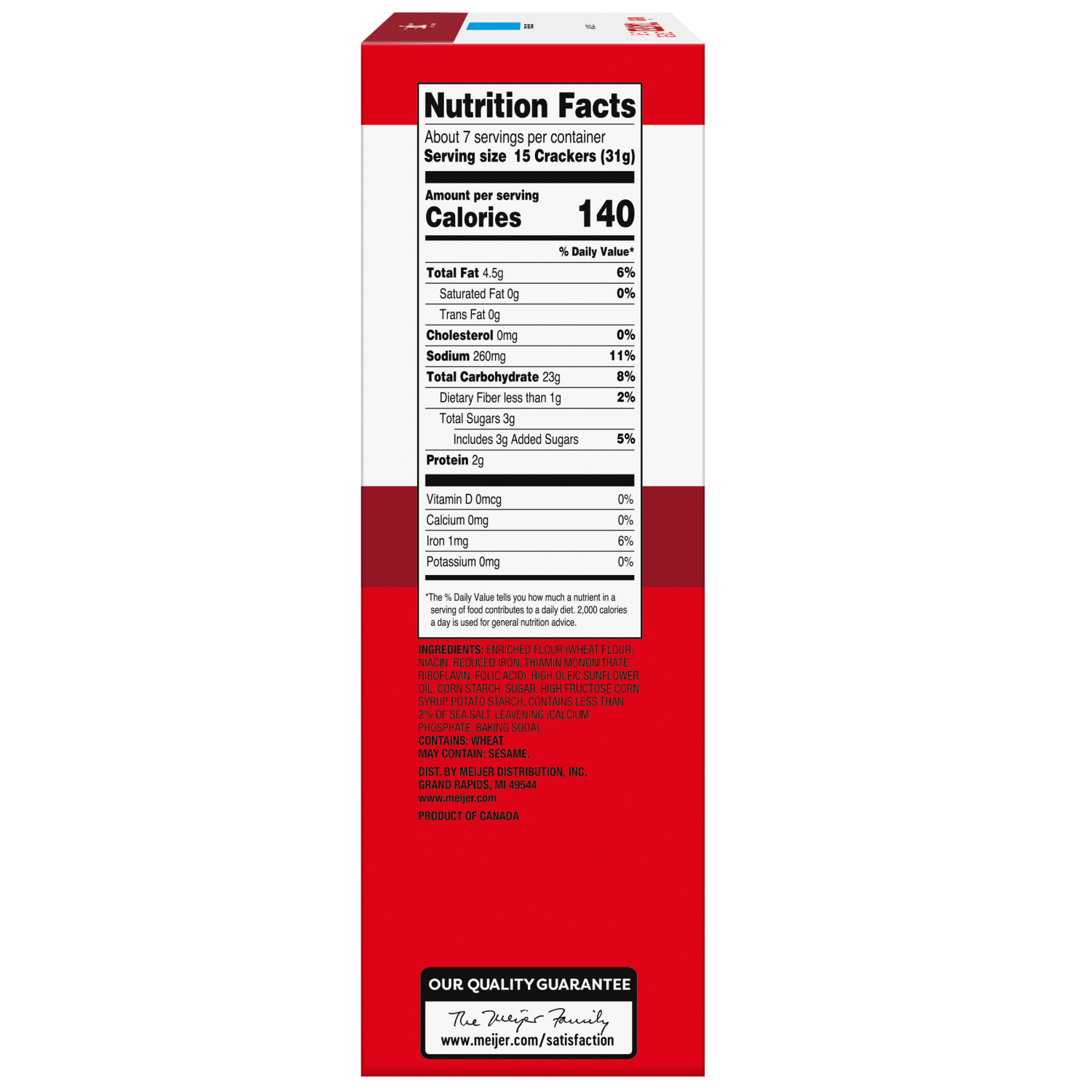 slide 5 of 8, MEIJER TOASTED CRACKER CHIPS ORIGINAL 8.1 OZ, 8.1 oz