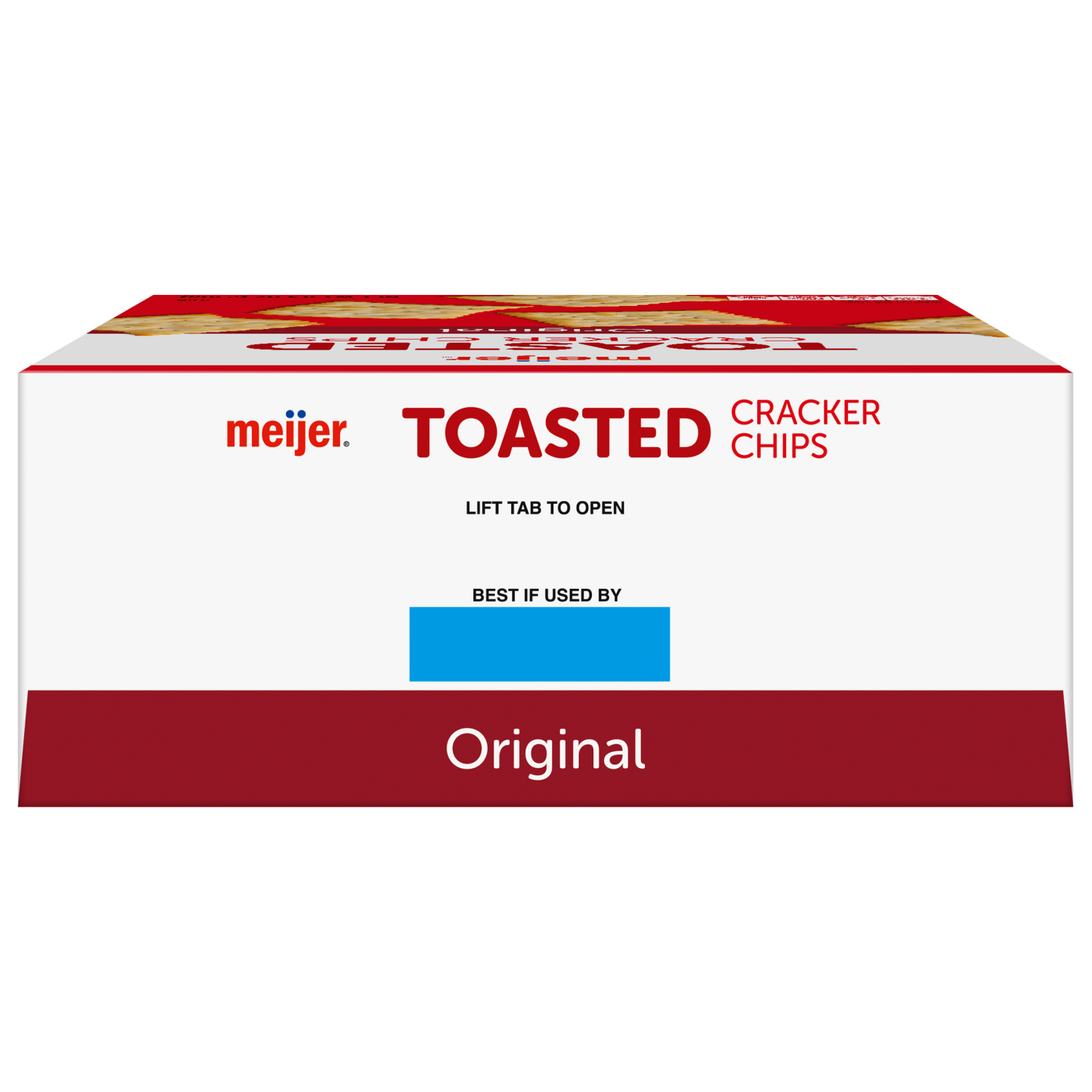 slide 8 of 8, MEIJER TOASTED CRACKER CHIPS ORIGINAL 8.1 OZ, 8.1 oz
