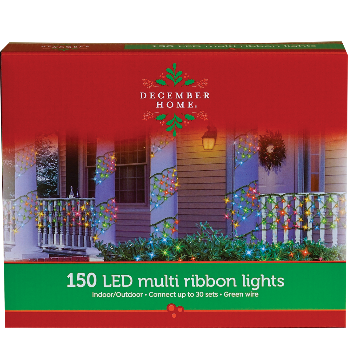 slide 1 of 2, December Home LED Net Light, Multi, 150 Count, 150 ct