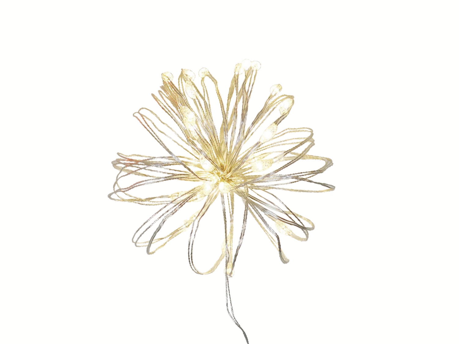 slide 4 of 6, December Home LED Slim Wire Lights, 10 Foot / 30 Count, Assorted Styles, 30 ct