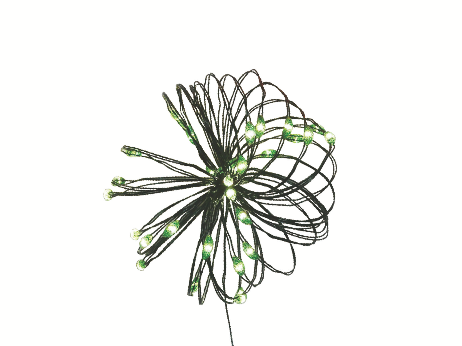 slide 5 of 6, December Home LED Slim Wire Lights, 10 Foot / 30 Count, Assorted Styles, 30 ct