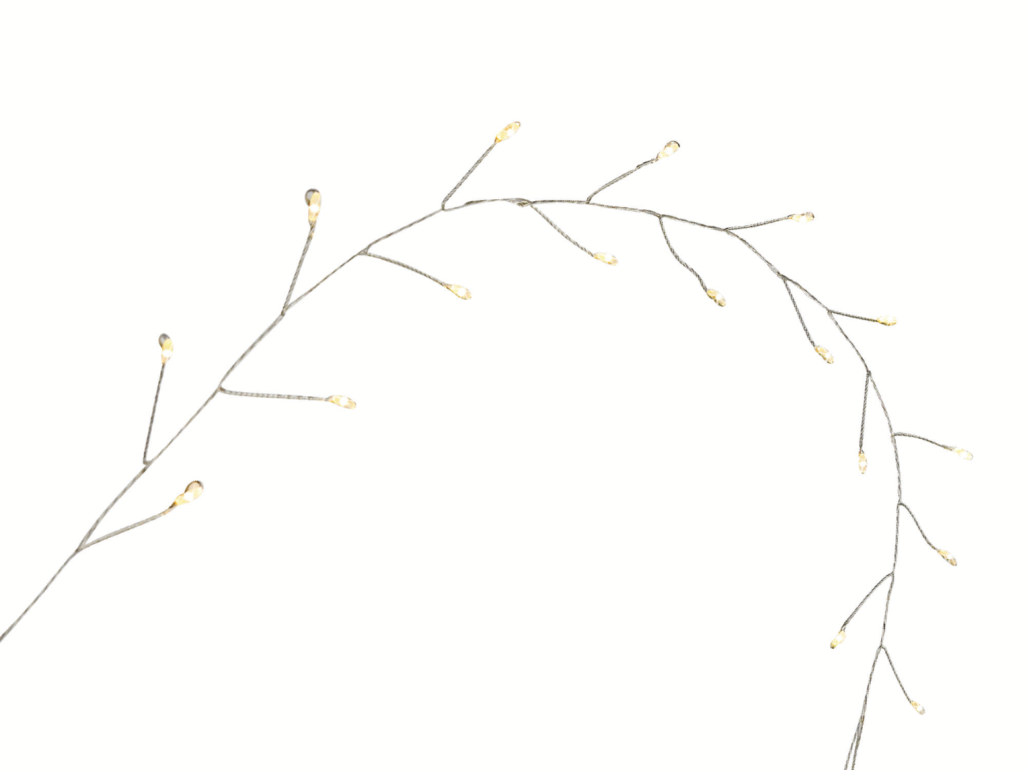 slide 3 of 5, December Home LED Firecracker Lights, 7 Foot / 80 Count, 80 ct