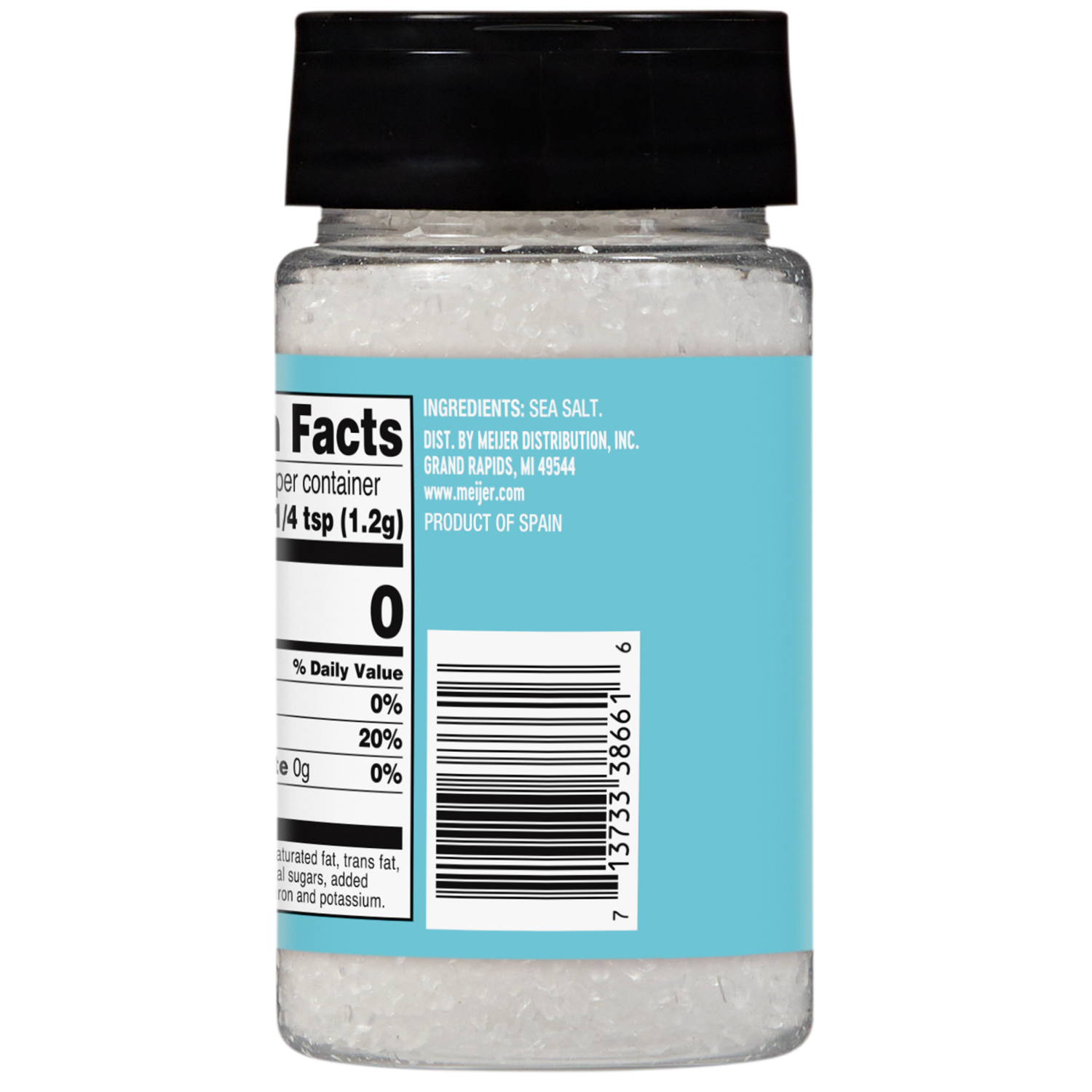 slide 2 of 3, Meijer Sea Salt Grinder Refill Extra Coarse 9oz, 9 oz