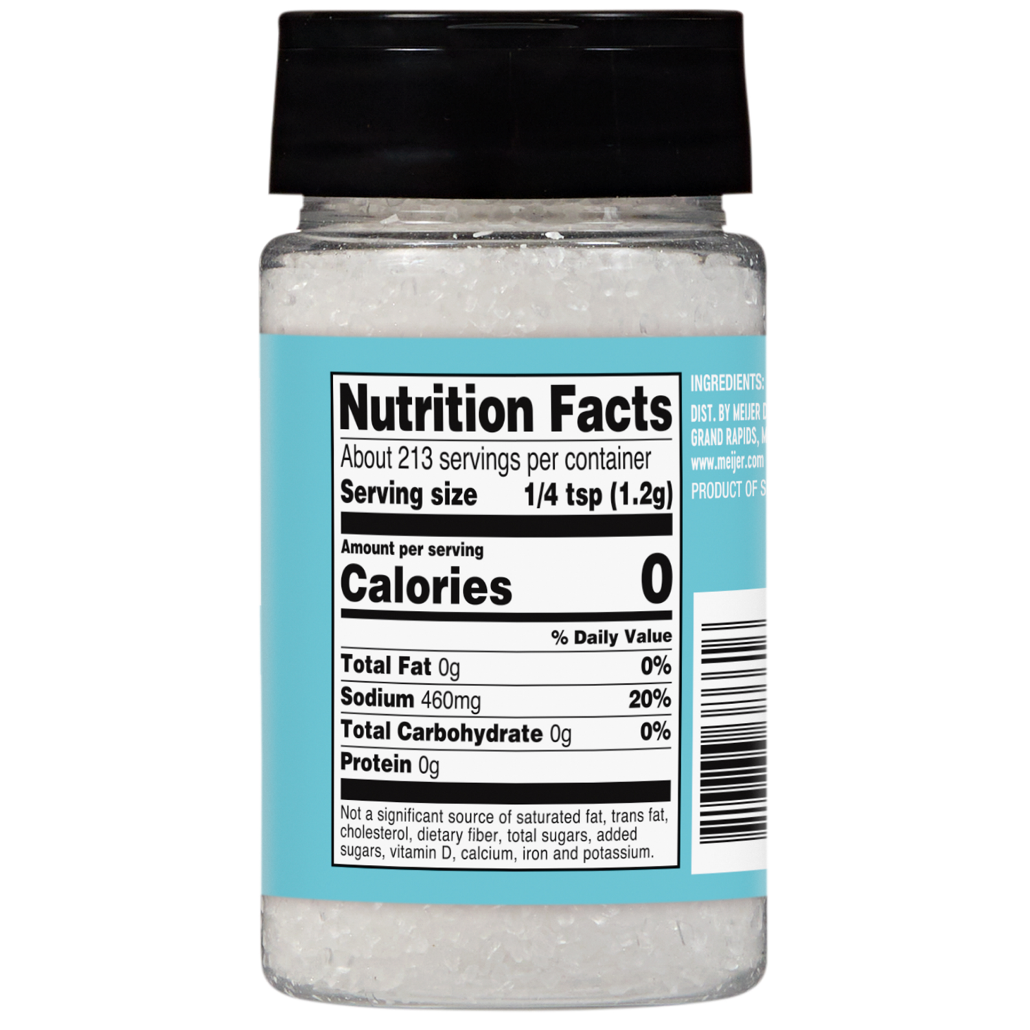 slide 3 of 3, Meijer Sea Salt Grinder Refill Extra Coarse 9oz, 9 oz