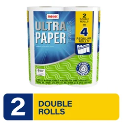 Meijer Ultra Paper Towels, 2 Double Rolls