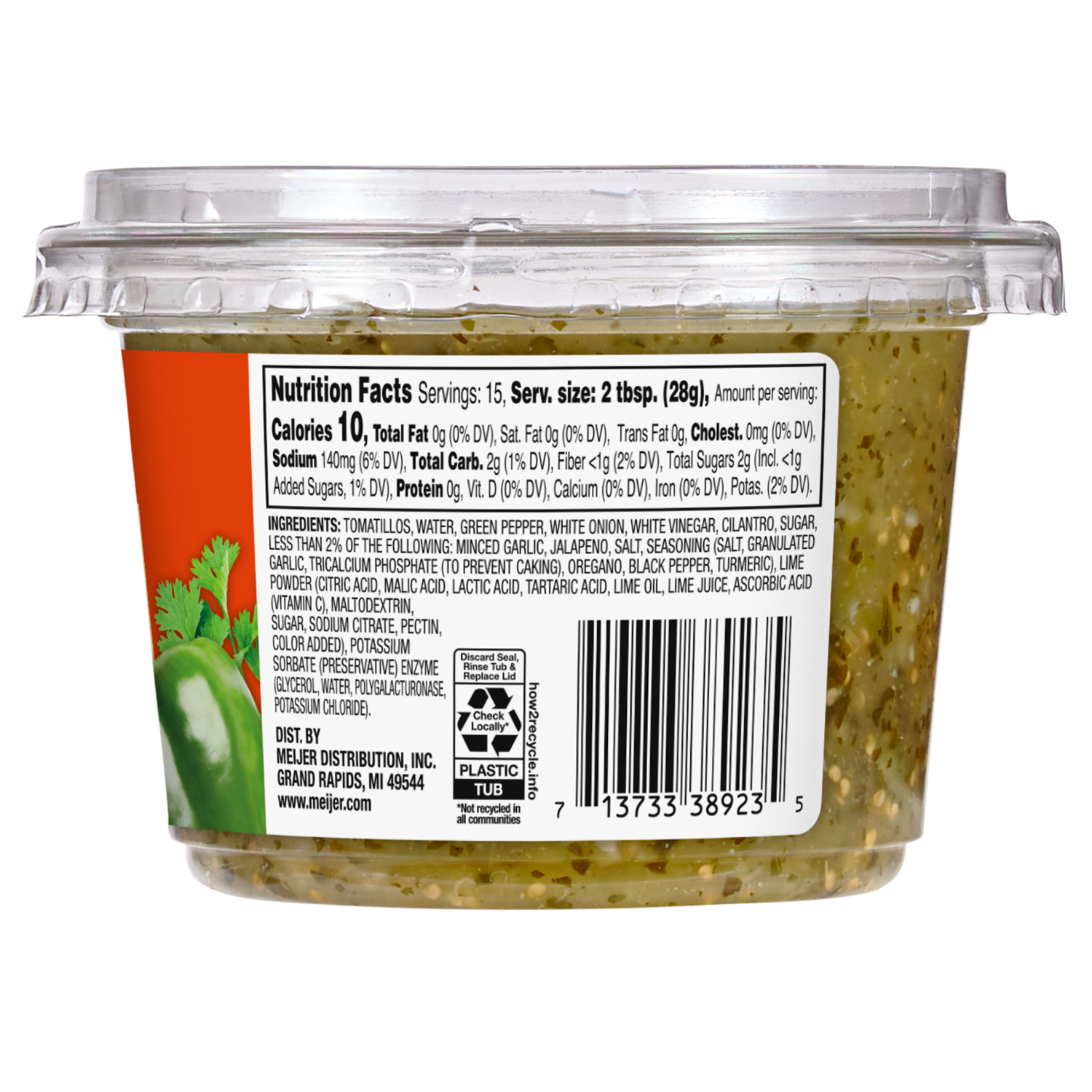 slide 2 of 3, Fresh from Meijer Salsa Verde, 15 oz