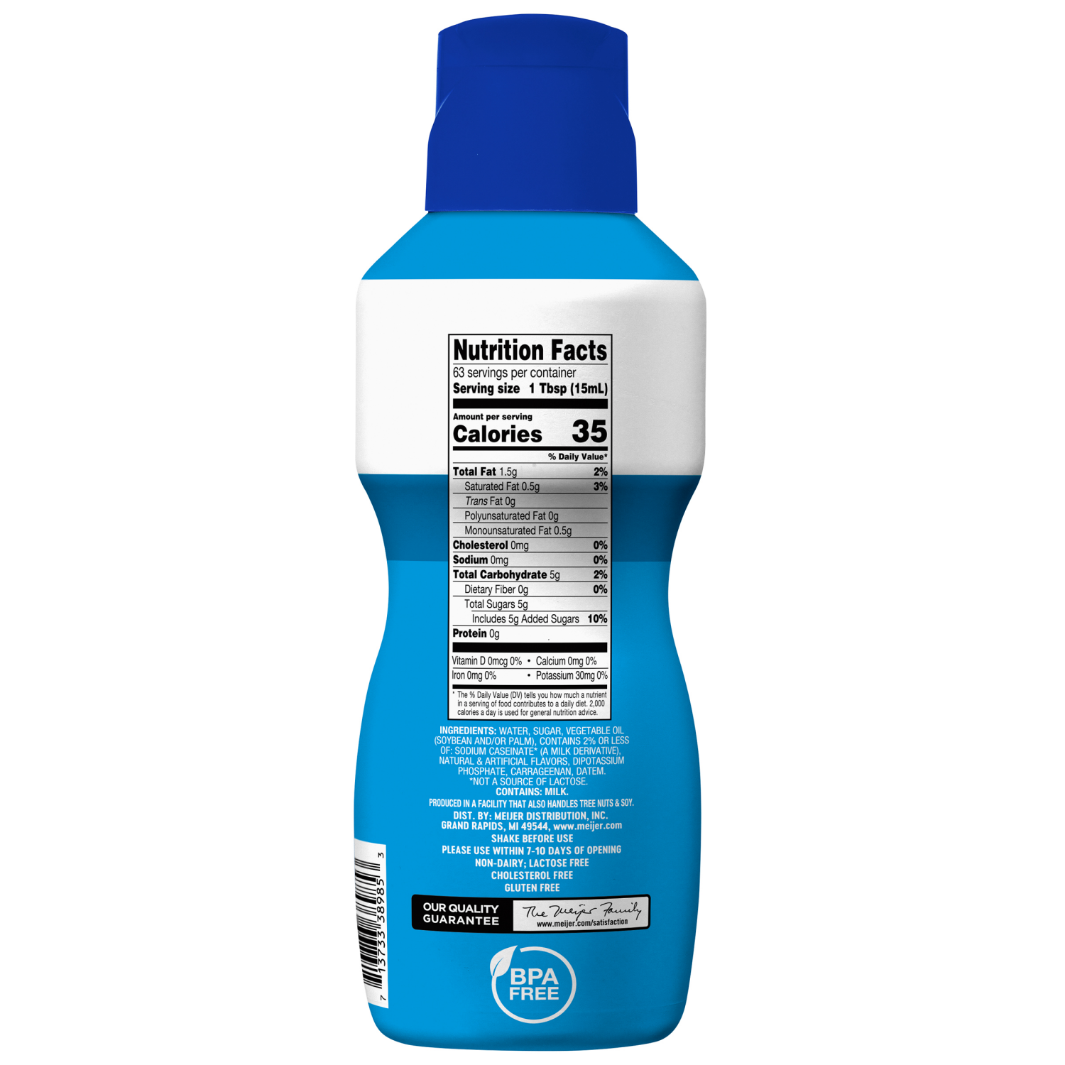 slide 3 of 3, Meijer French Vanilla Coffee Creamer, 32 oz