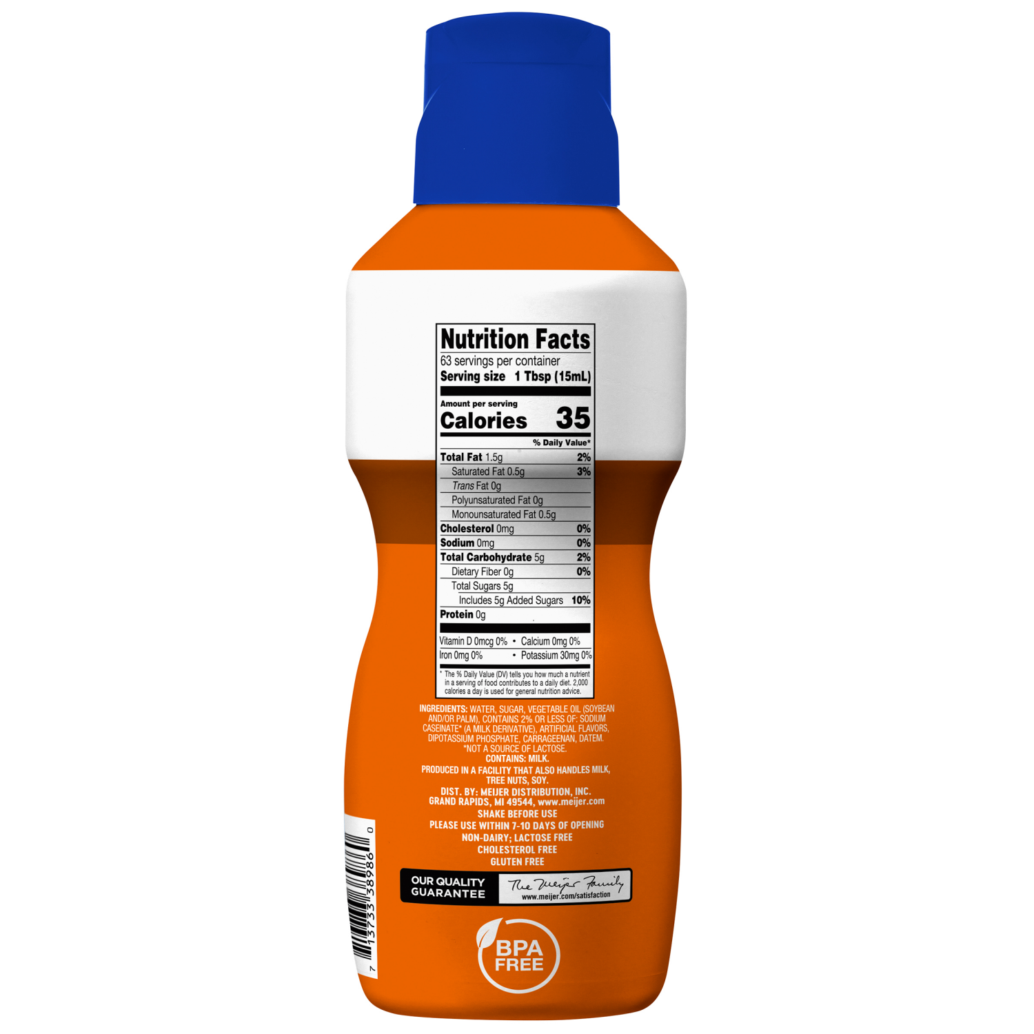 slide 3 of 3, Meijer Hazelnut Coffee Creamer, 32 oz