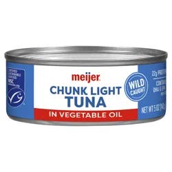 Meijer Chunk Light Tuna in Oil