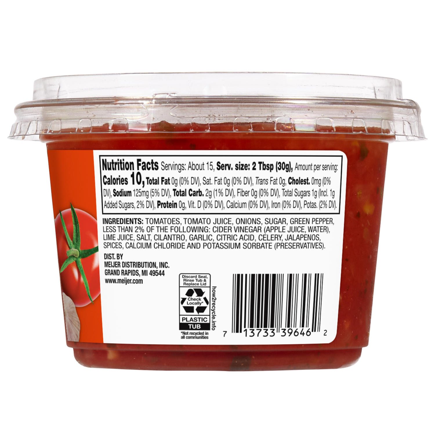 slide 2 of 3, Fresh from Meijer Mild Homestyle Salsa- 16 oz, 16 oz