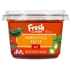 Fresh from Meijer Hot Homestyle Salsa, 16 oz