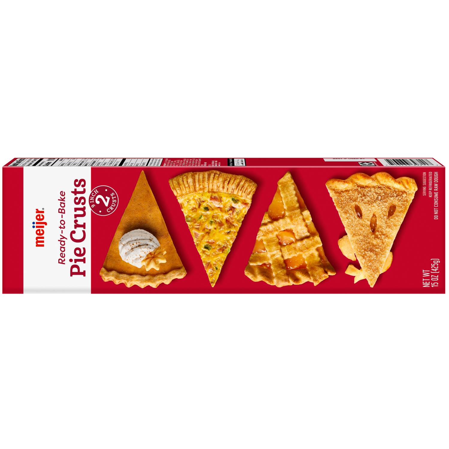 slide 2 of 8, Meijer Ready-to-Bake Pie Crusts, 2 ct; 15 oz