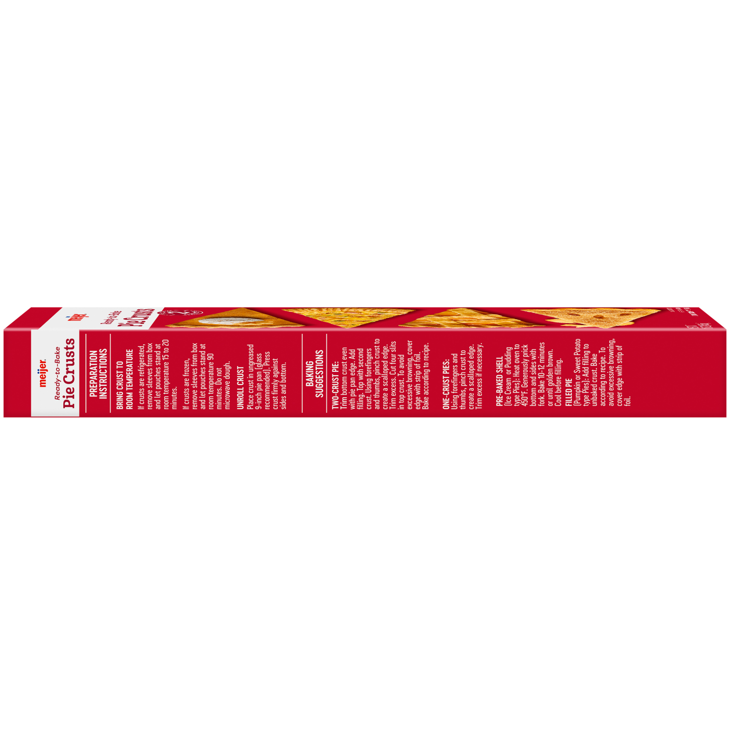 slide 8 of 8, Meijer Ready-to-Bake Pie Crusts, 2 ct; 15 oz