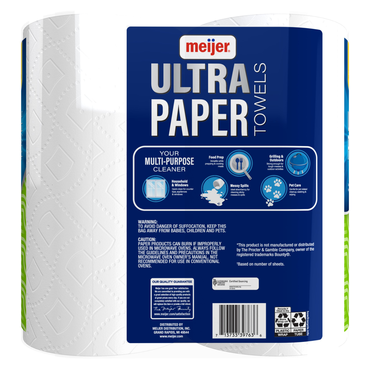 slide 2 of 8, Meijer Ultra Paper Towels, 2 Triple Rolls, 2 ct