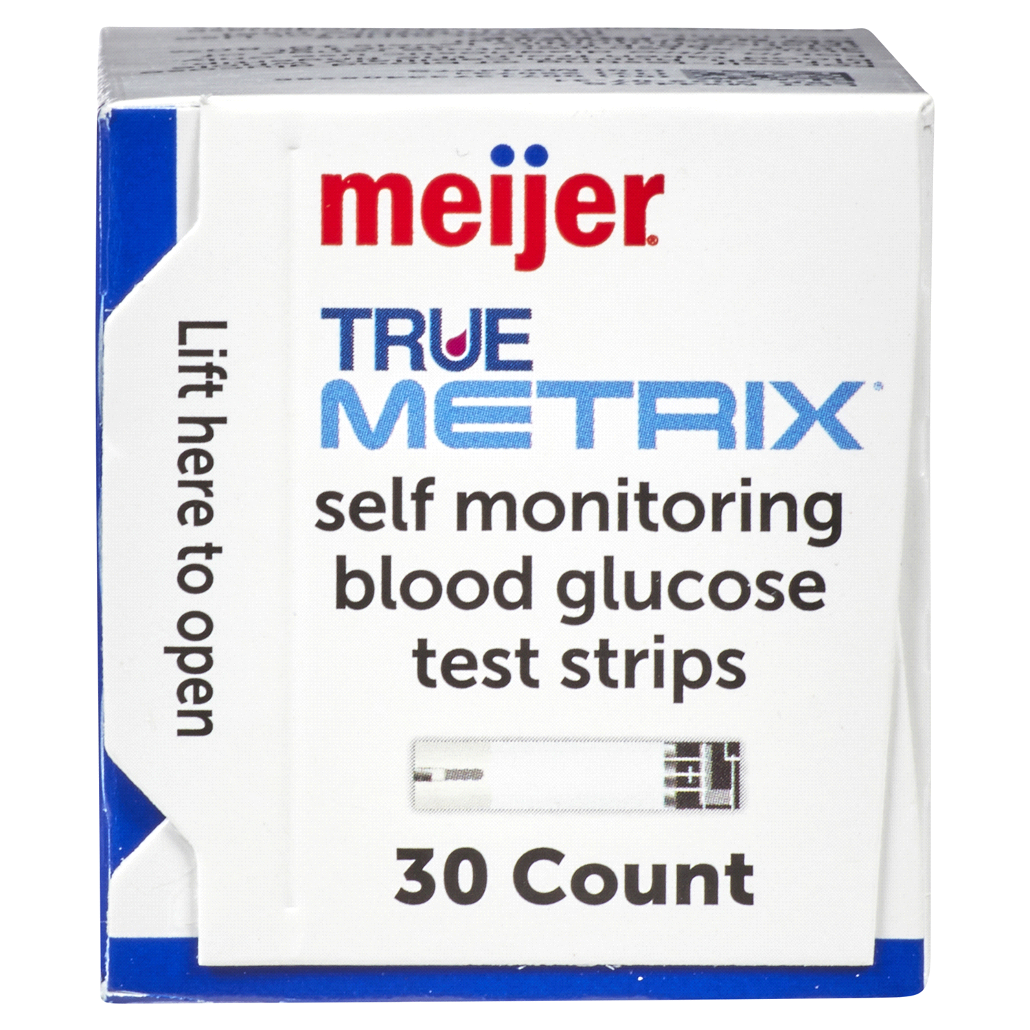 slide 5 of 5, Meijer TRUE METRIX Self-Monitoring Blood Glucose Test Strips, 30 ct