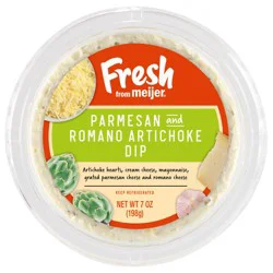 Fresh From Meijer Artichoke Parmesan & Romano Dip, 7 Oz.