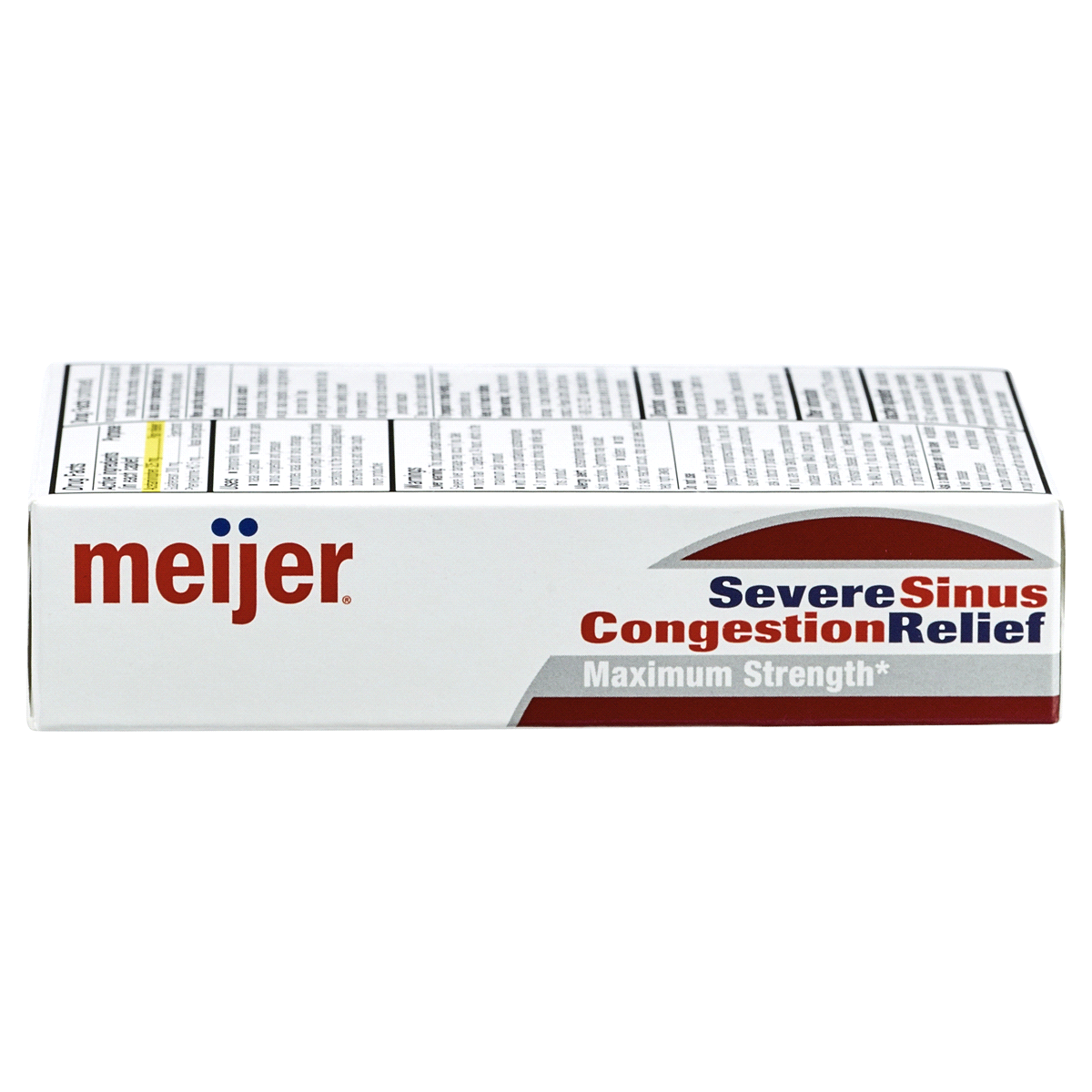 slide 2 of 4, Meijer Mucus Relief Sinus Severe Congestion Relief Caplets, 24 ct