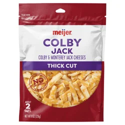 Meijer Wide Cut Colby Jack Cheese