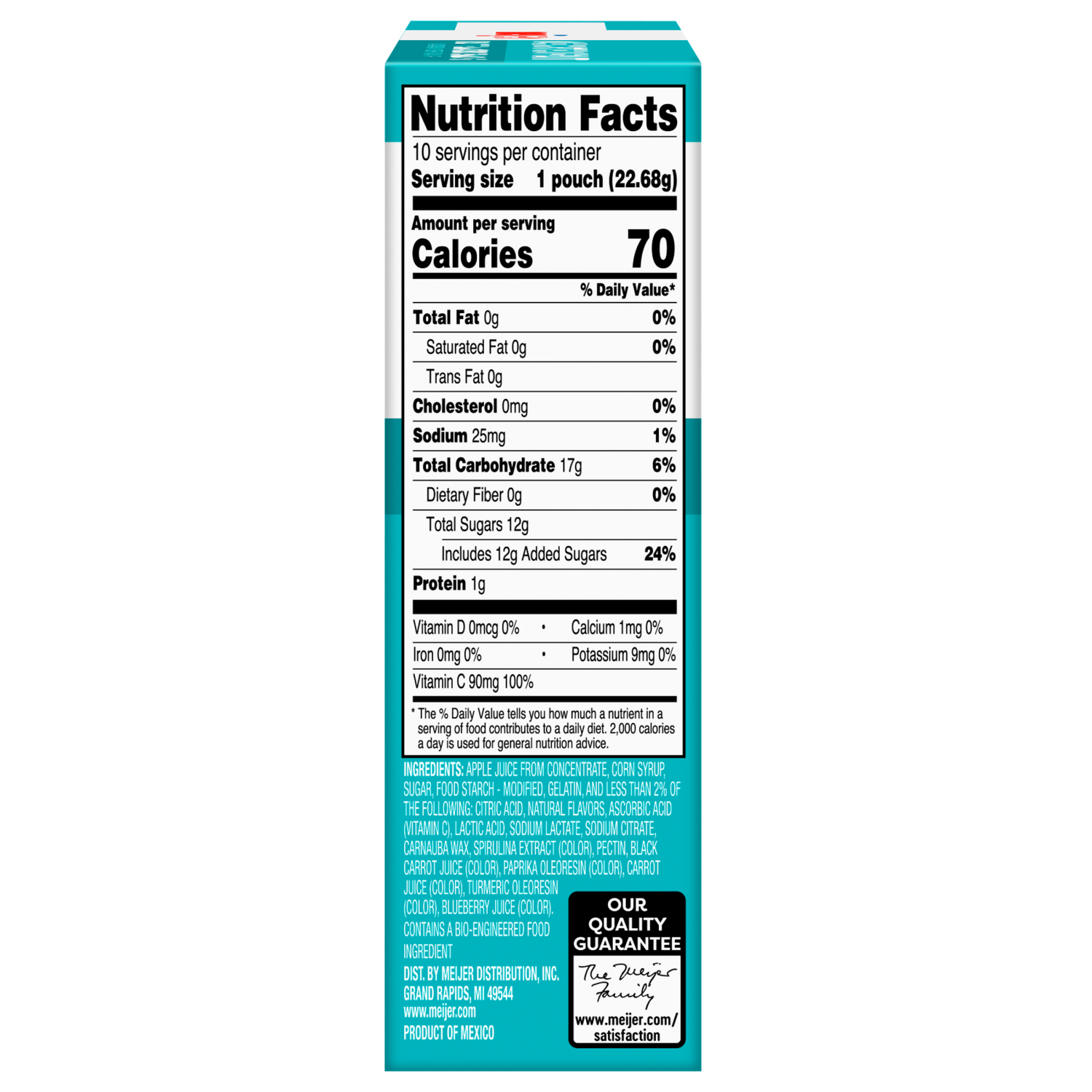 slide 3 of 5, Meijer Assorted Fruit Flavored Snacks, 10 ct