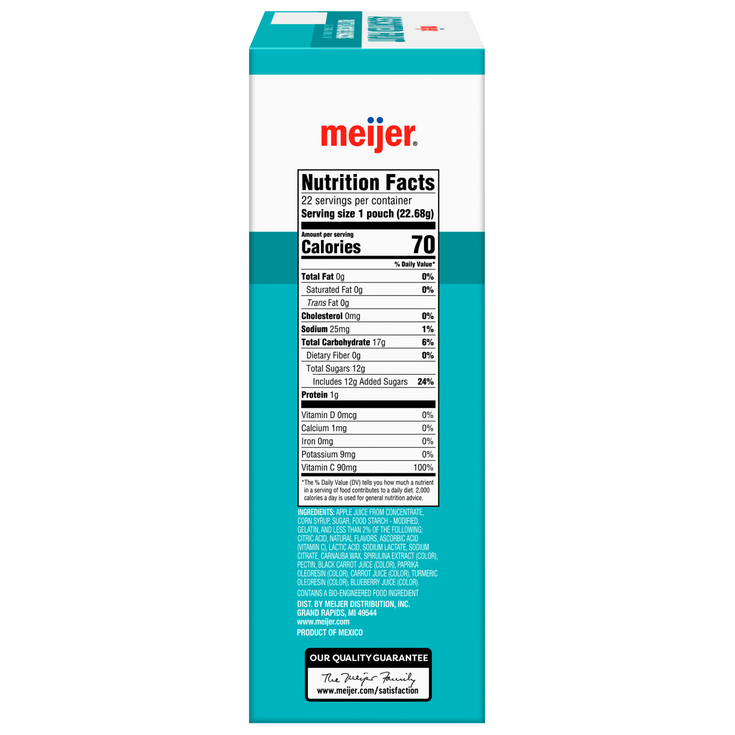 slide 3 of 5, Meijer Assorted Fruit Flavored Snacks, 22 ct