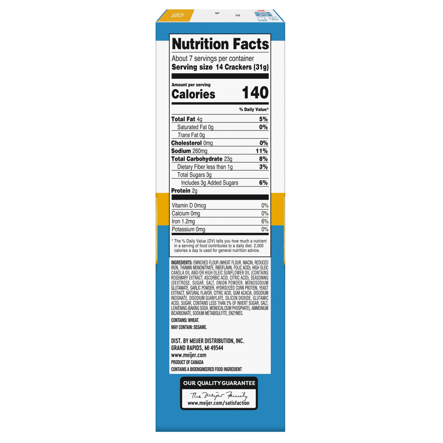 slide 3 of 5, Meijer Chicken Cracker, 7.5 oz