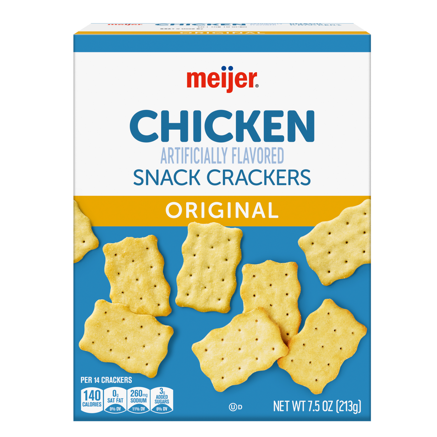 slide 1 of 5, Meijer Chicken Cracker, 7.5 oz