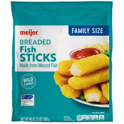 Meijer Frozen Family Size Breaded Fish Sticks