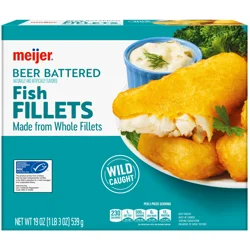 Meijer Frozen Beer Battered Fish Fillet