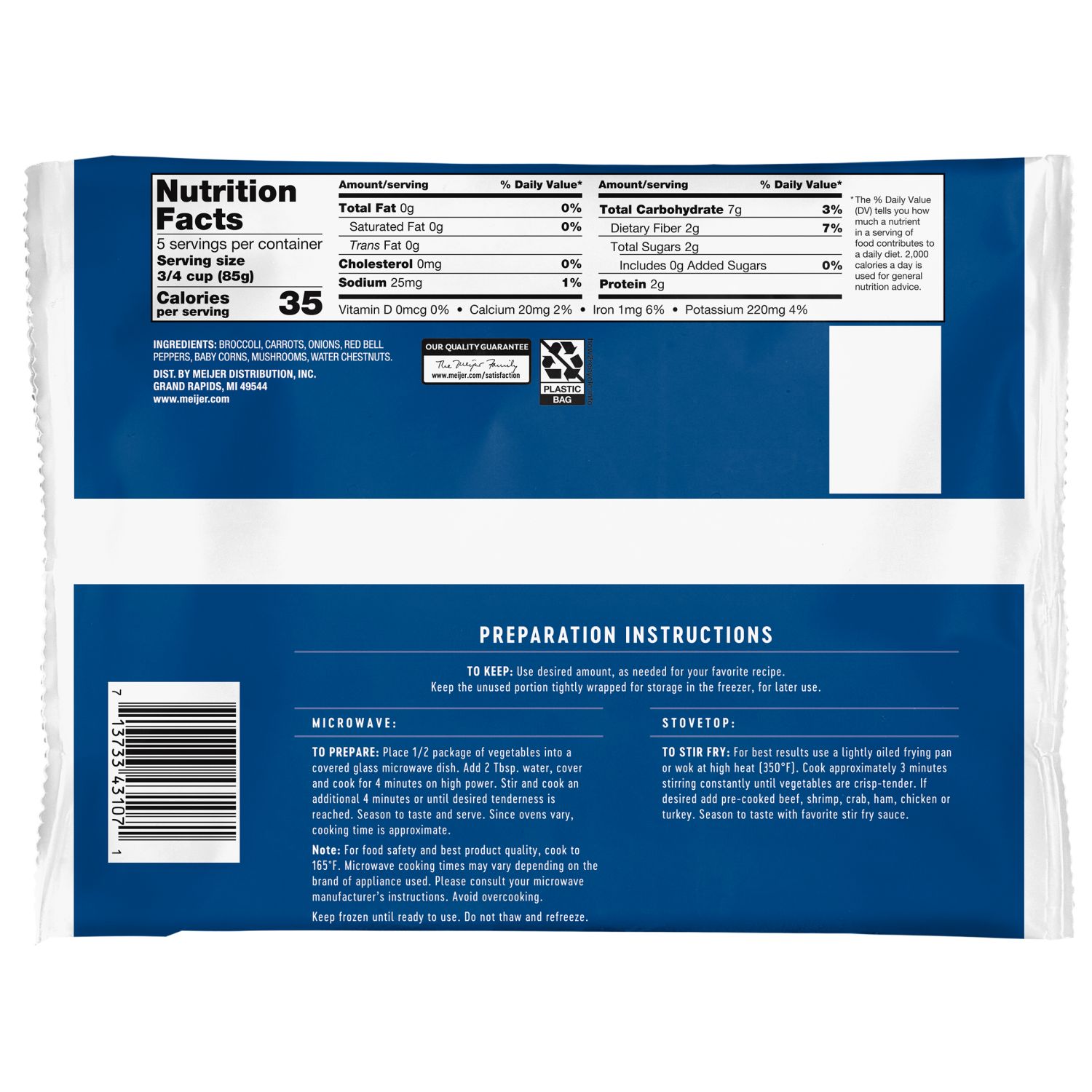 slide 2 of 2, Meijer Frozen Stir Fry Vegetable Medleys, 16 oz