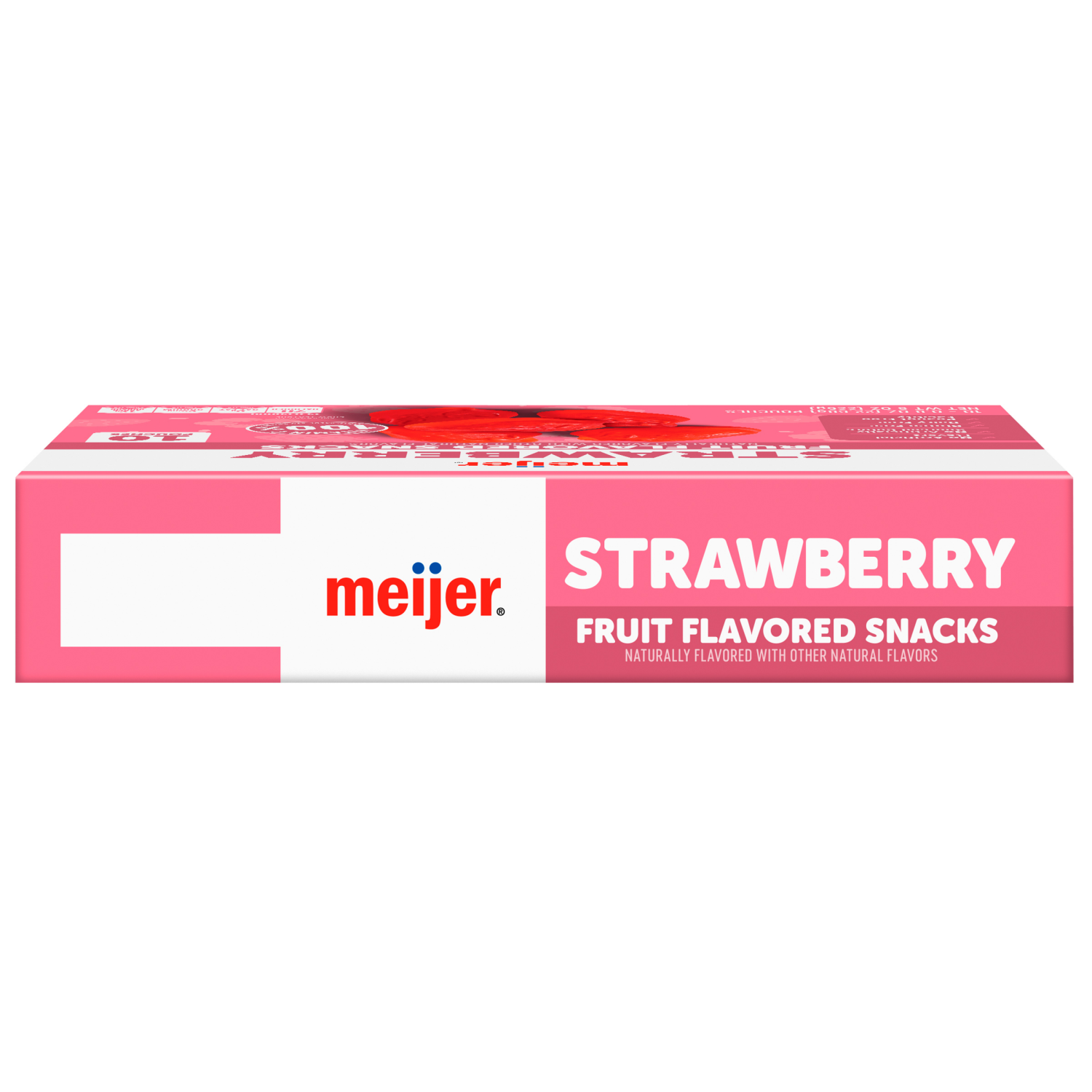 slide 5 of 5, Meijer Strawberry Fruit Snacks, 10 ct