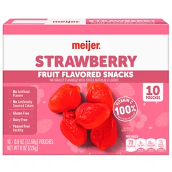 Meijer Strawberry Fruit Snacks
