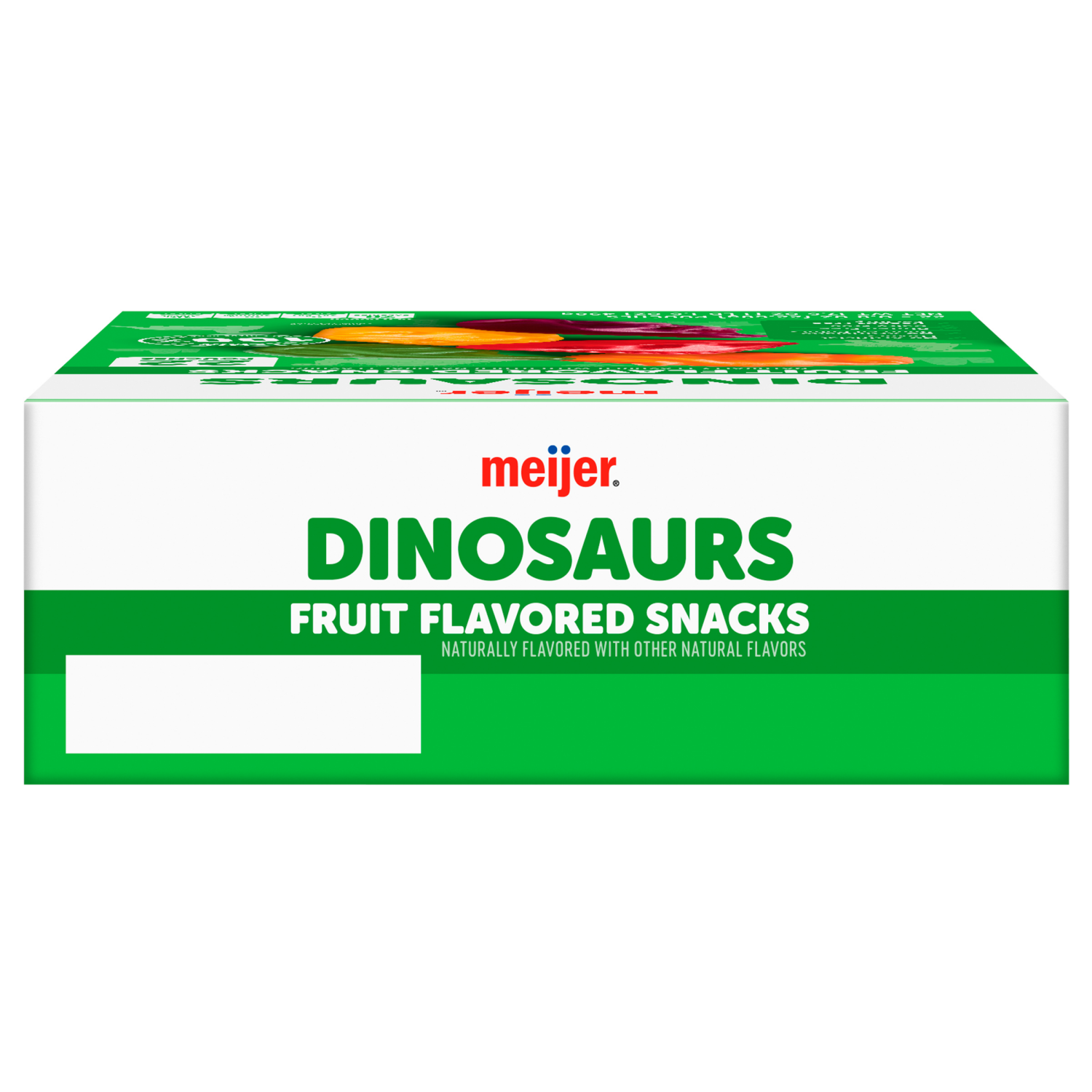 slide 5 of 5, Meijer Dinosaurs Fruit Snacks, 22 ct