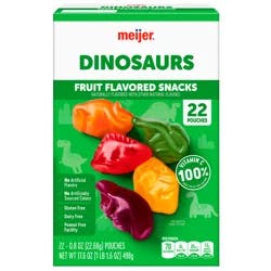 Meijer Dinosaurs Fruit Snacks