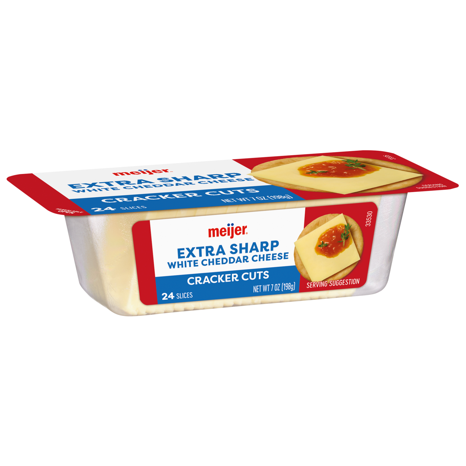 slide 2 of 2, Meijer Extra Sharp Cheddar Cracker Cuts, 7 oz, 7 oz