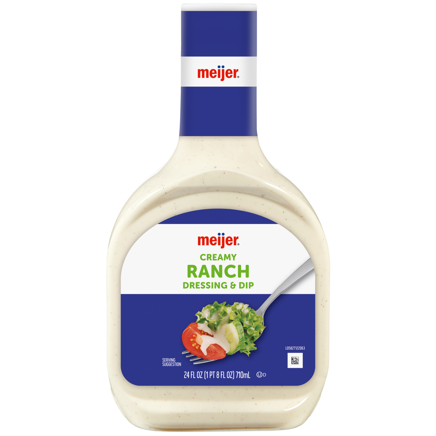 slide 1 of 2, Meijer Ranch Dressing, 24 oz