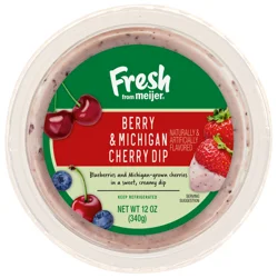 Fresh from Meijer Berry and Michigan Cherry Dip