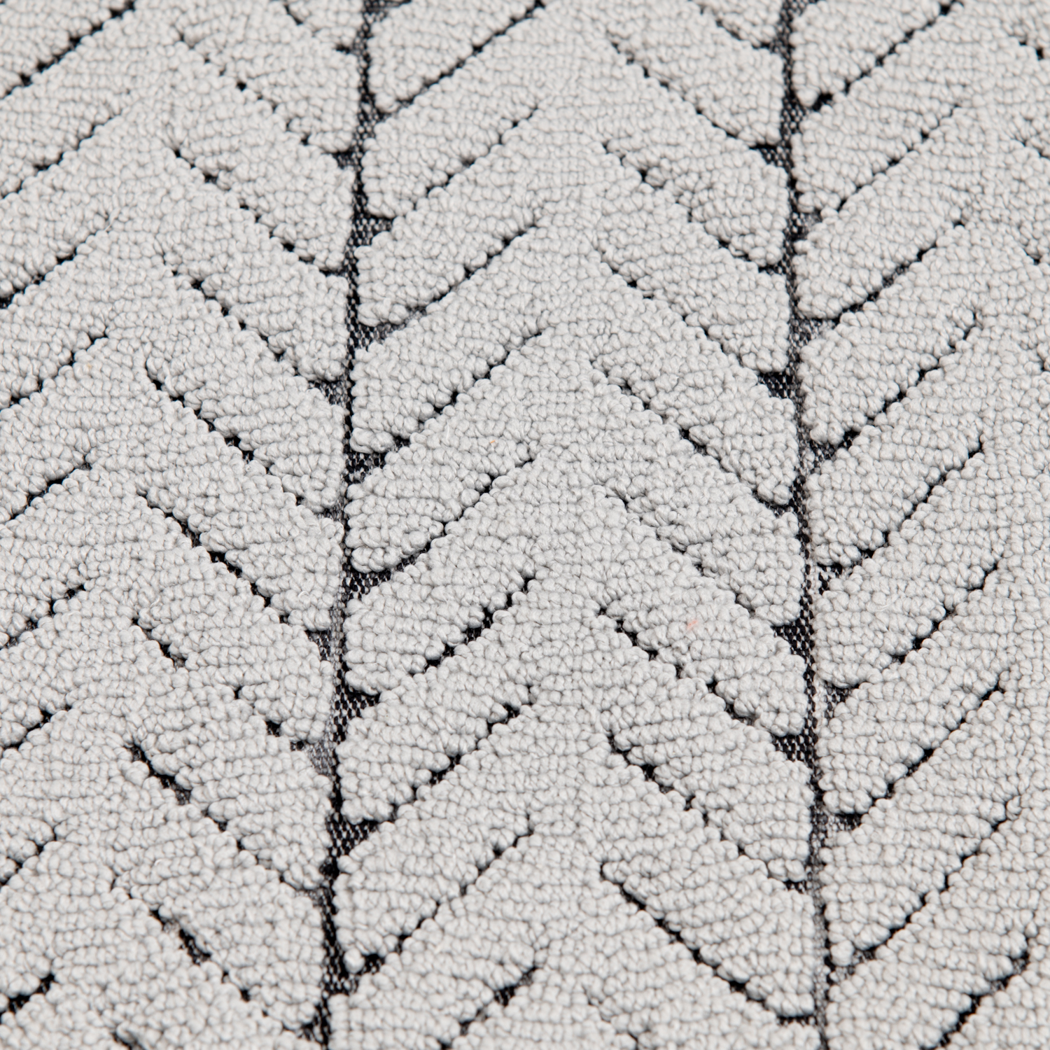 slide 5 of 7, R+R Zig Zag Bathroom Rug, 20 in x 32 in, Grey, 1 ct