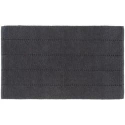 R+R Textured Bathroom Rug, 24 in x 40 in, Black