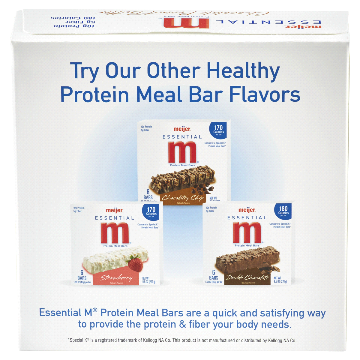 slide 5 of 6, Meijer Chocolate Peanut Butter Protein Meal Bar, 6 ct